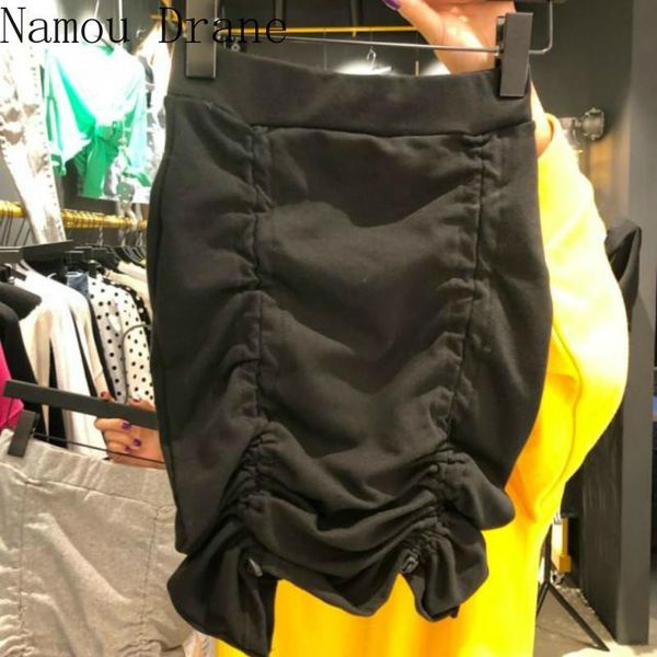 skirts 2021 spring summer elegant mini faldas mujer moda drawstring pleated solid womens korean high waist skirt, Black
skirts 2021 spring summer elegant mini faldas mujer moda drawstring pleated solid womens korean high waist skirt, Black