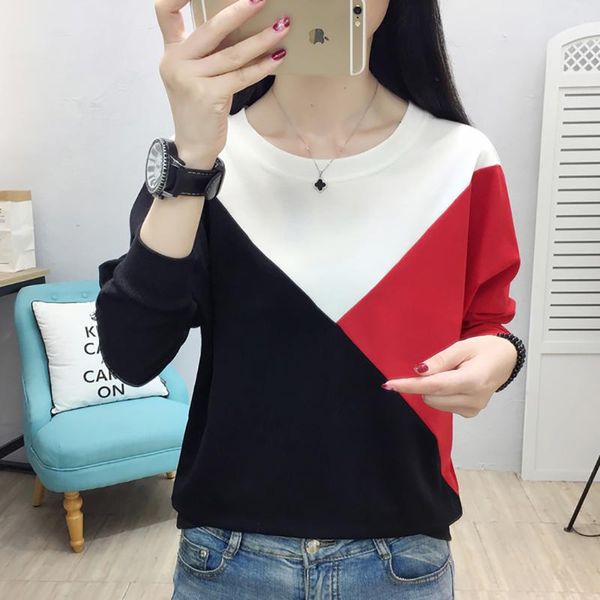 women's hoodies & sweatshirts contrast color women pullover sweatshirt batwing long sleeve casual sudadera mujer winter woman clothes p, Black
women's hoodies & sweatshirts contrast color women pullover sweatshirt batwing long sleeve casual sudadera mujer winter woman clothes p, Black