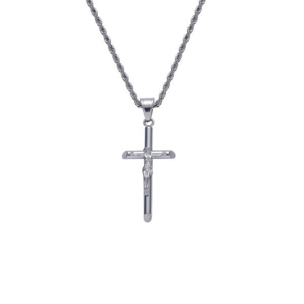 pendant necklaces jesus cross bling fashion stainless pendants necklace for men and women sn267, Silver
pendant necklaces jesus cross bling fashion stainless pendants necklace for men and women sn267, Silver
