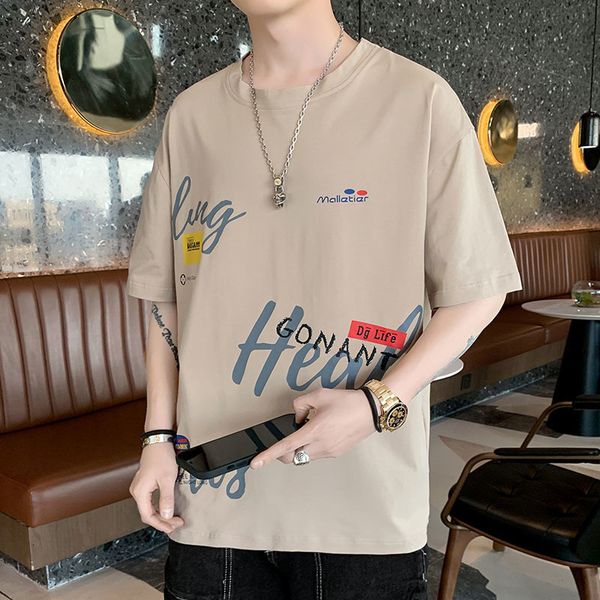men's tracksuits short sleeve shirt will see 2021 korean fashion loosens half a man's, Gray
men's tracksuits short sleeve shirt will see 2021 korean fashion loosens half a man's, Gray
