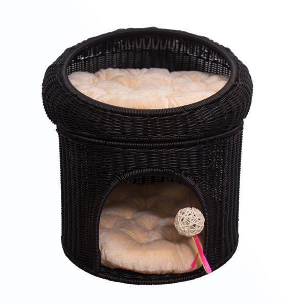 cat beds & furniture bed can climb villa demolition and washing nest house double deck closed rattan kennel
cat beds & furniture bed can climb villa demolition and washing nest house double deck closed rattan kennel