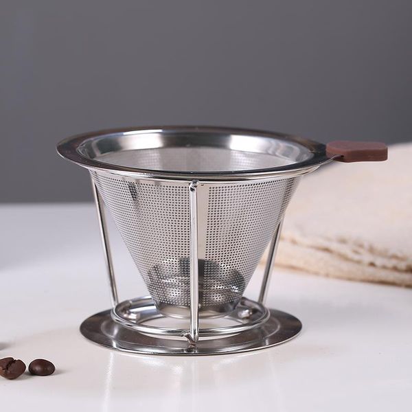 coffee filters paperless pour over dripper - permanent reusable stainless steel durable cone filter fits any cup
coffee filters paperless pour over dripper - permanent reusable stainless steel durable cone filter fits any cup