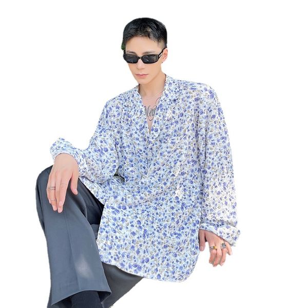 men's casual shirts men yuppie korean streetwear fashion loose long sleeve blue flower vintage trend male zsx8, White;black
men's casual shirts men yuppie korean streetwear fashion loose long sleeve blue flower vintage trend male zsx8, White;black