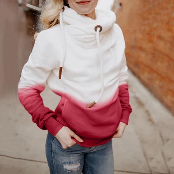 women's hoodies & sweatshirts autumn women harajuku hooded sweatshirt casual grident color pullovers lady long sleeve soft plus size s, Black
women's hoodies & sweatshirts autumn women harajuku hooded sweatshirt casual grident color pullovers lady long sleeve soft plus size s, Black