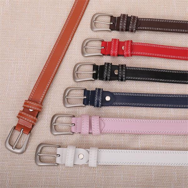belts women fashion waist belt narrow stretch dress thin buckle leather waistband veritable female durable yl5, Black;brown
belts women fashion waist belt narrow stretch dress thin buckle leather waistband veritable female durable yl5, Black;brown