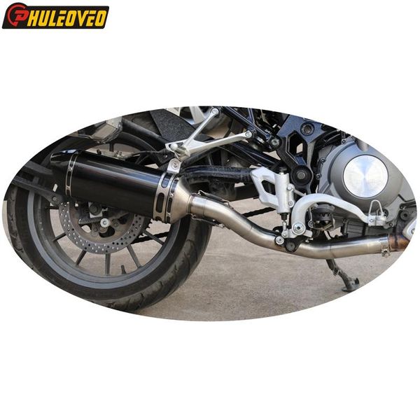 motorcycle exhaust system 304 stainless steel for benelli trk502 muffler escape demper link pipe connect mid
motorcycle exhaust system 304 stainless steel for benelli trk502 muffler escape demper link pipe connect mid