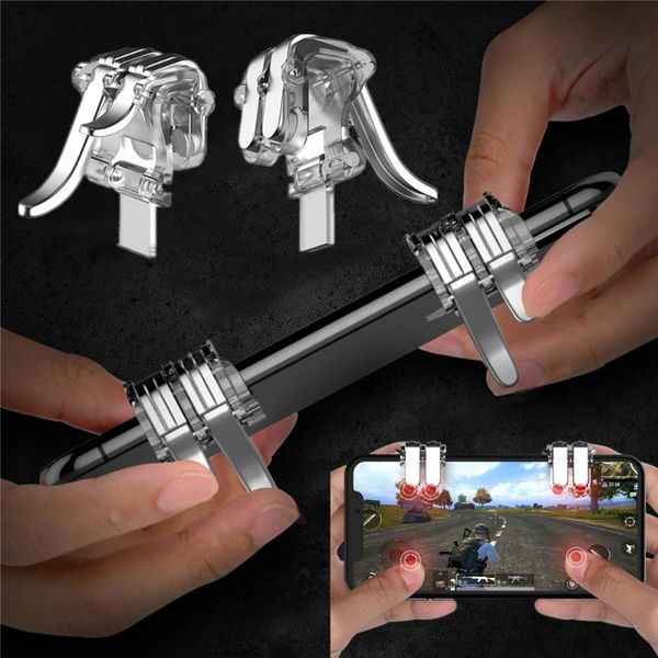 game controllers & joysticks 1pair w6 concept six-finger linkage pubg phone gaming trigger l1 r1 shooter controller mobile fire button aim k
game controllers & joysticks 1pair w6 concept six-finger linkage pubg phone gaming trigger l1 r1 shooter controller mobile fire button aim k