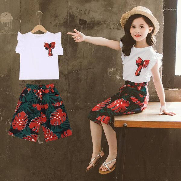 clothing sets girls fashion orchid two-piece summer 2021 chiffon cropped pants kids clothes set11, White
clothing sets girls fashion orchid two-piece summer 2021 chiffon cropped pants kids clothes set11, White