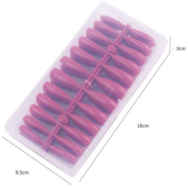 false nails artificial pointed long nail extension tips 240pcs/box seamless pure color fake acrylic pressed on decals, Red;gold
false nails artificial pointed long nail extension tips 240pcs/box seamless pure color fake acrylic pressed on decals, Red;gold