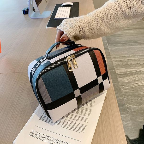 cosmetic bags & cases waterproof travel wash bag portable organizer luxury designer makeup box for women personal hygiene toiletry pouch
cosmetic bags & cases waterproof travel wash bag portable organizer luxury designer makeup box for women personal hygiene toiletry pouch