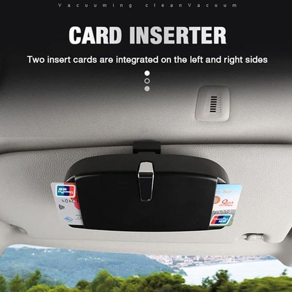 car organizer 2021 universal visor sunglasses case one hand single push sun glasses holder with card slot storage accessories
car organizer 2021 universal visor sunglasses case one hand single push sun glasses holder with card slot storage accessories