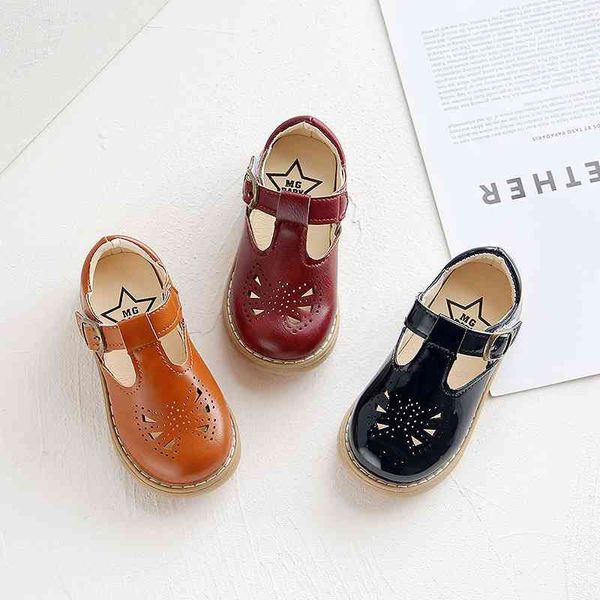 autumn arrival girls fashion pu princess shoes kdis hollow out kids 210528, Black;red
autumn arrival girls fashion pu princess shoes kdis hollow out kids 210528, Black;red