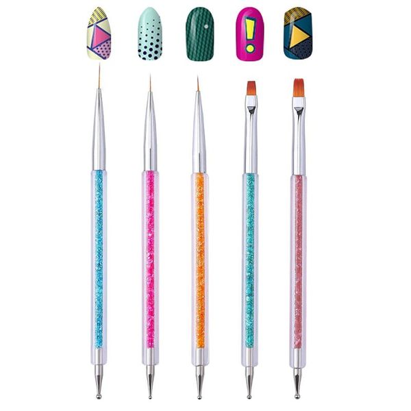 nail brushes 5pcs art brush polish lines stripes grid liner diy manicure pen drawing varnishe, Yellow
nail brushes 5pcs art brush polish lines stripes grid liner diy manicure pen drawing varnishe, Yellow