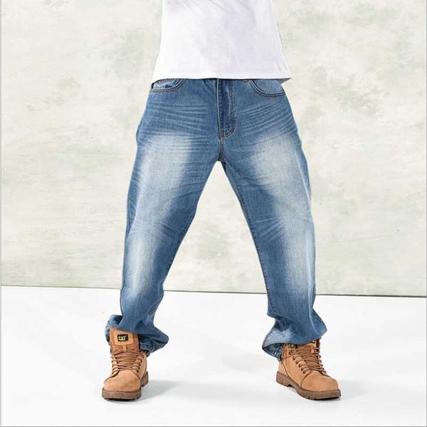 men's jeans internet celebrity style trend autumn and winter loose plus fat hip hop size skateboard pants 2, Blue
men's jeans internet celebrity style trend autumn and winter loose plus fat hip hop size skateboard pants 2, Blue