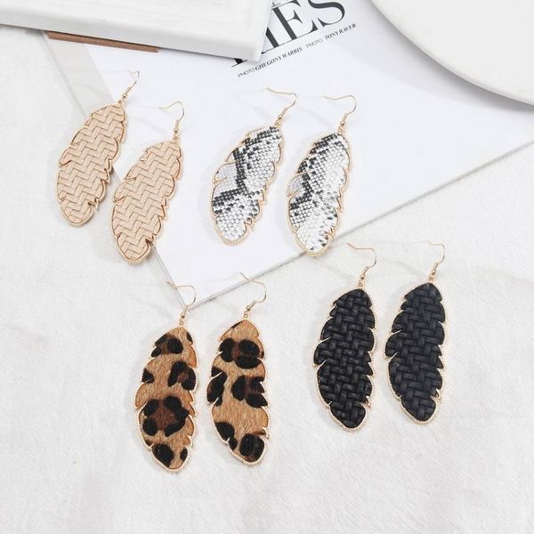 dangle & chandelier vegan leather snakeskin leaf earrings for women 2021 fashion leopard feather statement wholesale, Silver
dangle & chandelier vegan leather snakeskin leaf earrings for women 2021 fashion leopard feather statement wholesale, Silver