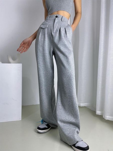 fashion spring clothing stacked sweatpants women pants casual streetwear high waist loose wide leg, Black;white
fashion spring clothing stacked sweatpants women pants casual streetwear high waist loose wide leg, Black;white
