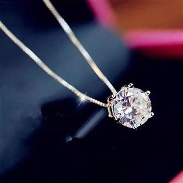 pendant necklaces fashion women necklace simple rhinestone choker charms chain jewelry accessories, Silver
pendant necklaces fashion women necklace simple rhinestone choker charms chain jewelry accessories, Silver