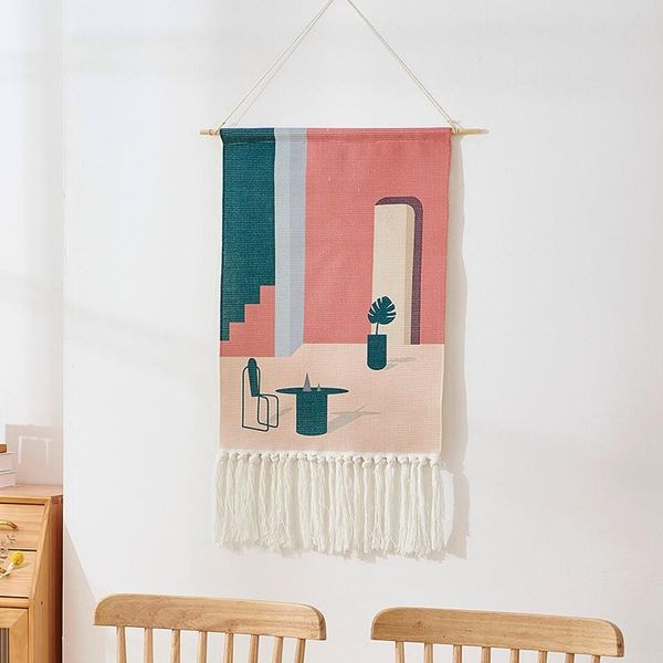 decorative objects & figurines boho decor nordic style home cotton tassel handmade woven wall hanging tapestry colorful printing hand knotte
decorative objects & figurines boho decor nordic style home cotton tassel handmade woven wall hanging tapestry colorful printing hand knotte