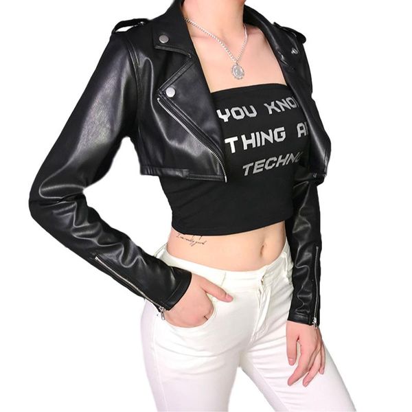women's jackets women autumn short jacket faux leather cropped long sleeve lapel zip up moto biker casual coat 2021 fashion, Black;brown
women's jackets women autumn short jacket faux leather cropped long sleeve lapel zip up moto biker casual coat 2021 fashion, Black;brown