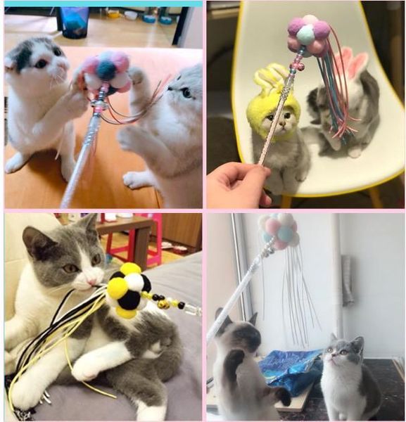 cat toys cute funny colorful rod bell plush ball wand plastic pet for cats interactive stick supplies
cat toys cute funny colorful rod bell plush ball wand plastic pet for cats interactive stick supplies