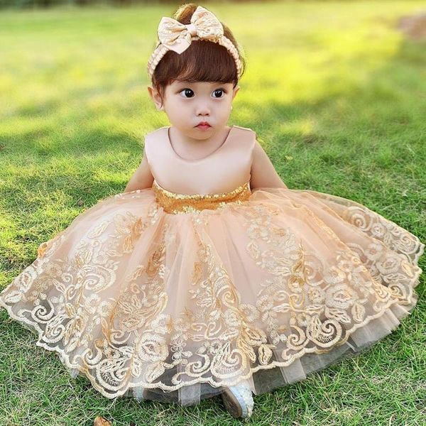 girl's dresses princess dress for girls baby pageant lace embroidery party bowknot gown with headwear evening clothing 0-3 y, Red;yellow
girl's dresses princess dress for girls baby pageant lace embroidery party bowknot gown with headwear evening clothing 0-3 y, Red;yellow