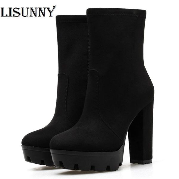 boots 2021 black suede block heel platform shoes rubber sole back zipper solid color ankle for women plus size 42
boots 2021 black suede block heel platform shoes rubber sole back zipper solid color ankle for women plus size 42