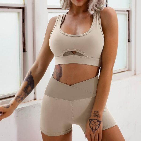 women's tracksuits nessaj women patchwork sport sets hollow out bras skinny shorts quick dry tracksuit set, Gray
women's tracksuits nessaj women patchwork sport sets hollow out bras skinny shorts quick dry tracksuit set, Gray
