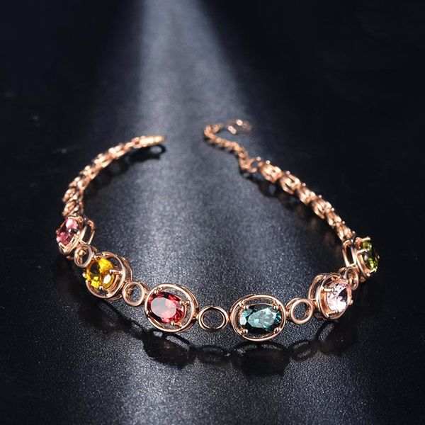 rose gold gemstones diamond chain bracelets for women femme multicolor crystal stone ruby &citrine &amethyst luxury jewelry giftg, Black
rose gold gemstones diamond chain bracelets for women femme multicolor crystal stone ruby &citrine &amethyst luxury jewelry giftg, Black