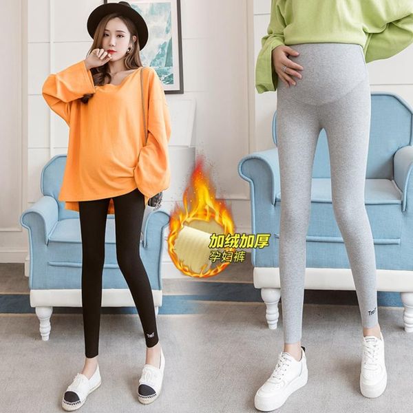 pregnant women plus velvet thick leggings autumn and winter belly lift pants slim slimming fashion casual maternity bottoms, White
pregnant women plus velvet thick leggings autumn and winter belly lift pants slim slimming fashion casual maternity bottoms, White