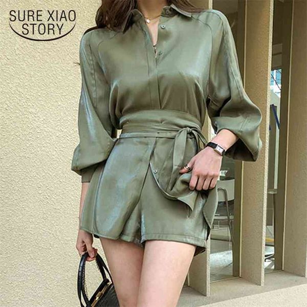 casual short suits for women lace up puff sleeve blouse & wide leg shorts autumn fashion female 2 pieces set 12376 210421, White
casual short suits for women lace up puff sleeve blouse & wide leg shorts autumn fashion female 2 pieces set 12376 210421, White