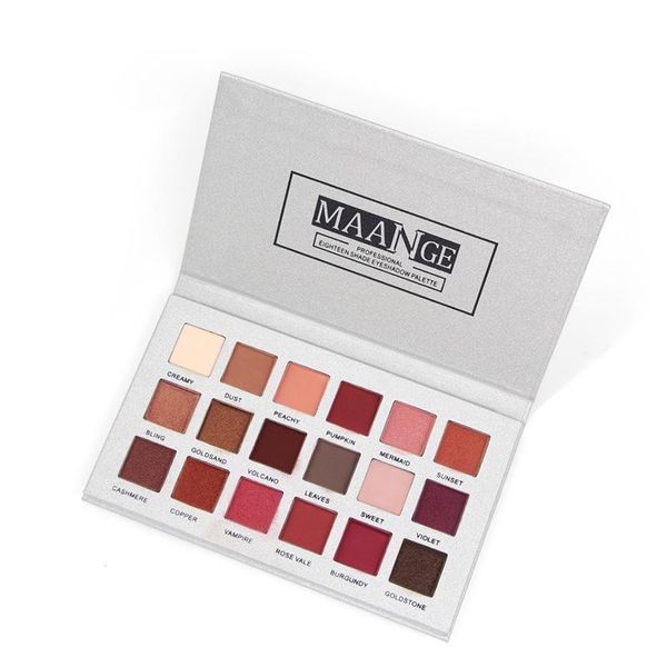 beauty comestic makeup 18 color eyeshadow palette refined powder glitter shimmer waterproof sweatproof long-lasting for face eye shadow
beauty comestic makeup 18 color eyeshadow palette refined powder glitter shimmer waterproof sweatproof long-lasting for face eye shadow