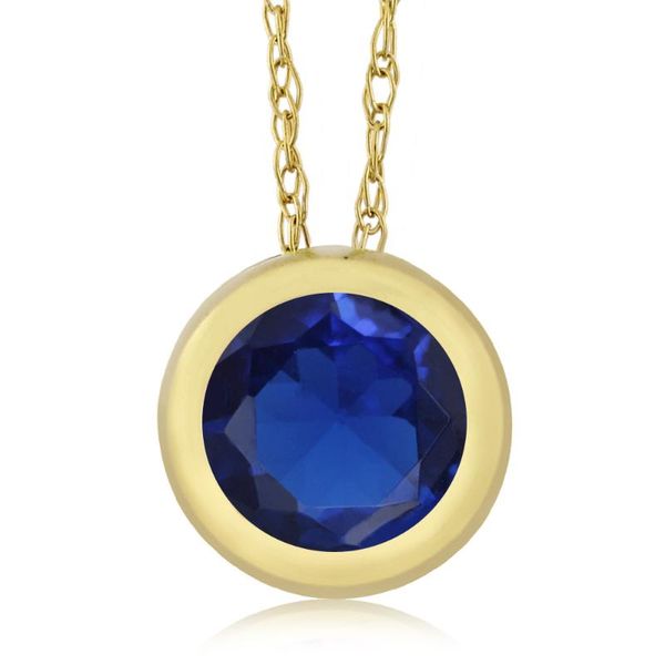lockets 0.75 ct round blue simulated sapphire 14k yellow gold pendant with chain, Silver
lockets 0.75 ct round blue simulated sapphire 14k yellow gold pendant with chain, Silver