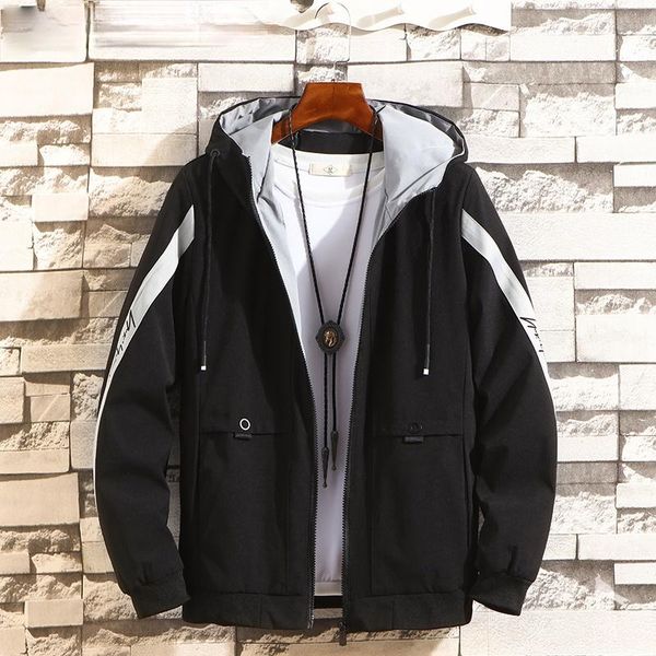 men's jackets 2021 nieuwe casual capuchon lente herfst mannen hip hop rits brief zakken losse fit fashion streetwear jassen, Black;brown
men's jackets 2021 nieuwe casual capuchon lente herfst mannen hip hop rits brief zakken losse fit fashion streetwear jassen, Black;brown