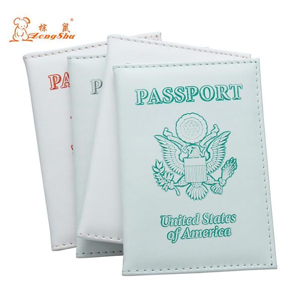 card holders yellow and white colour usa pu leather travel passport holder embossing american cover id bag, Brown;gray
card holders yellow and white colour usa pu leather travel passport holder embossing american cover id bag, Brown;gray