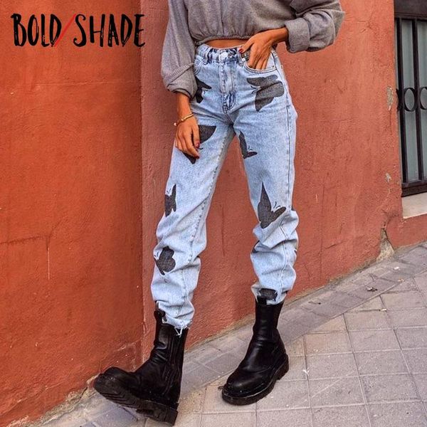bold shade 90s fashion grunge denim jeans butterfly print vintage boyfriend pants women high waist indie aesthetic straight pant women', Blue
bold shade 90s fashion grunge denim jeans butterfly print vintage boyfriend pants women high waist indie aesthetic straight pant women', Blue
