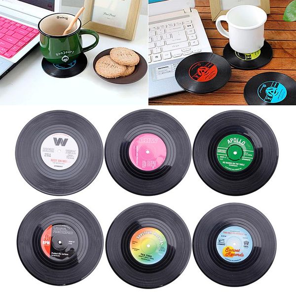 mats & pads fashion silicone record retro cd type drink coasters cup 6pcs/ set for kitchen
mats & pads fashion silicone record retro cd type drink coasters cup 6pcs/ set for kitchen
