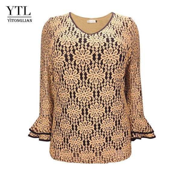 women's blouses & shirts ytl plus size womens and blouse vintage elegant floral lace flare long sleeve v neck casual office shirt, White
women's blouses & shirts ytl plus size womens and blouse vintage elegant floral lace flare long sleeve v neck casual office shirt, White