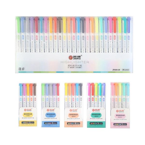 highlighters cute double head highlighter 25 colors mildliner pen set art supplies pastel marker pens student school office stationery mark, Black;red
highlighters cute double head highlighter 25 colors mildliner pen set art supplies pastel marker pens student school office stationery mark, Black;red