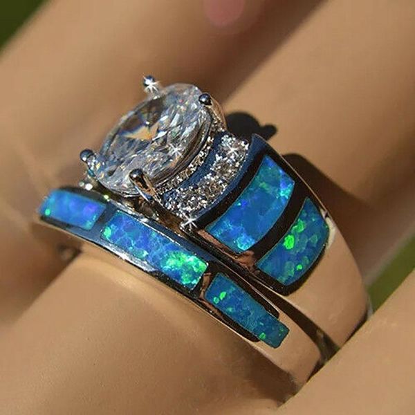 couple ring blue zircon women's ring sets valentine's day wedding bands fashion jewelry accessory party gift hot, Slivery;golden
couple ring blue zircon women's ring sets valentine's day wedding bands fashion jewelry accessory party gift hot, Slivery;golden