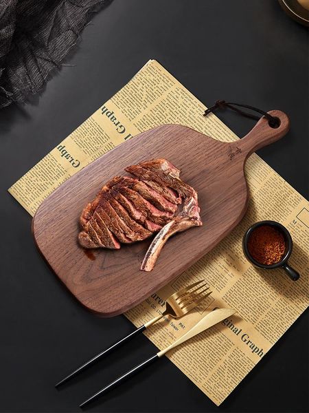 dishes & plates black walnut steak plate wooden household japanese western high-end solid wood pizza bread tray
dishes & plates black walnut steak plate wooden household japanese western high-end solid wood pizza bread tray