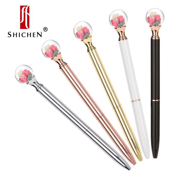 ballpoint pens shichen cute creative dried flower pen girl dedicated metal gift novelty stationery, Blue;orange
ballpoint pens shichen cute creative dried flower pen girl dedicated metal gift novelty stationery, Blue;orange