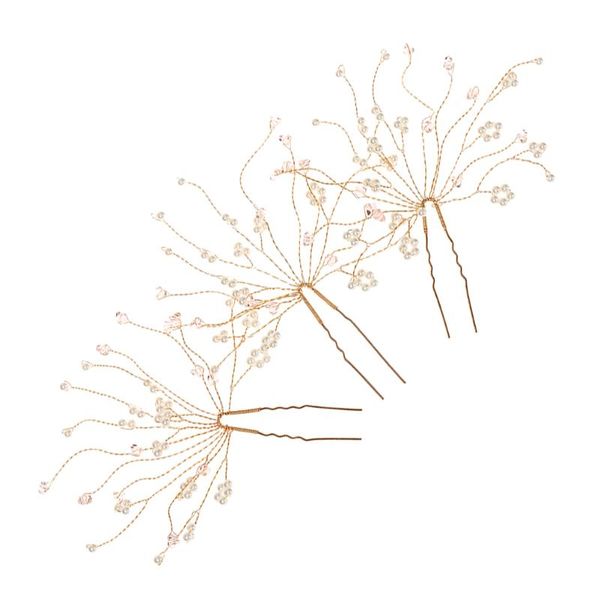 hair clips & barrettes 3pcs pearls stick crystal fork hairpin wedding accessories, Golden;silver
hair clips & barrettes 3pcs pearls stick crystal fork hairpin wedding accessories, Golden;silver