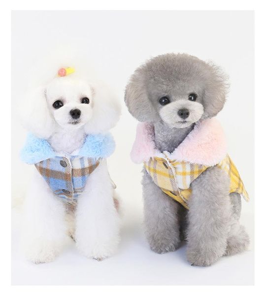 dog apparel pet clothes three-color woolen cotton-padded coat
dog apparel pet clothes three-color woolen cotton-padded coat