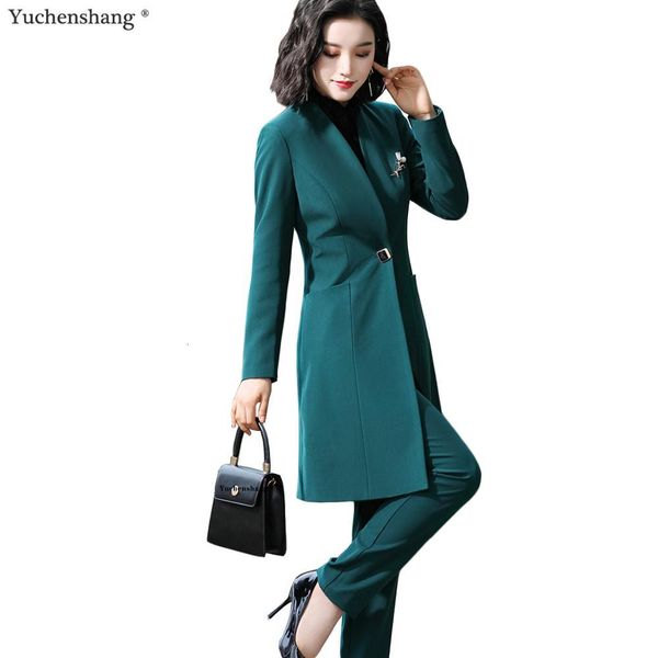 women's suits & blazers women work pant suit green black 2 piece set new fall winter one button long blazer jacket coat and for office, White;black
women's suits & blazers women work pant suit green black 2 piece set new fall winter one button long blazer jacket coat and for office, White;black