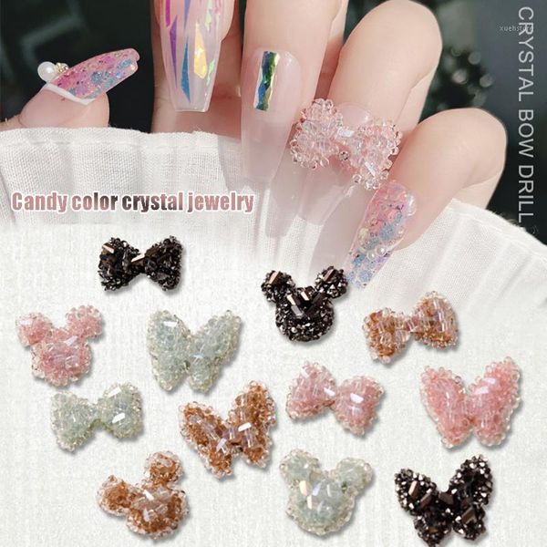 1pc candy color crystal butterfly bow nail art decorations manicure accessories1, Silver;gold
1pc candy color crystal butterfly bow nail art decorations manicure accessories1, Silver;gold