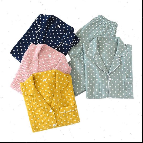 spring and autumn men womens sleepwears lovers pajamas set dot printed simple style turn down collar sleepweear full cotton homewear, Black;red
spring and autumn men womens sleepwears lovers pajamas set dot printed simple style turn down collar sleepweear full cotton homewear, Black;red