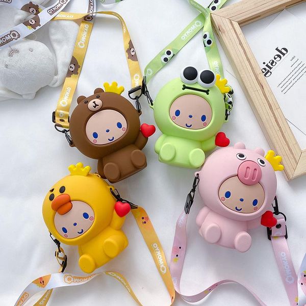 bag new small children's creative korean coin purse shoulder version silicone 2021 girl cute messenger foggb
bag new small children's creative korean coin purse shoulder version silicone 2021 girl cute messenger foggb