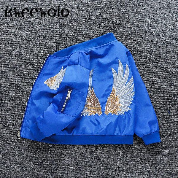 jackets 2021 boys spring and autumn trendy fan stand-up collar cartoon wings pattern jacket medium large children foreign handso, Blue;gray
jackets 2021 boys spring and autumn trendy fan stand-up collar cartoon wings pattern jacket medium large children foreign handso, Blue;gray