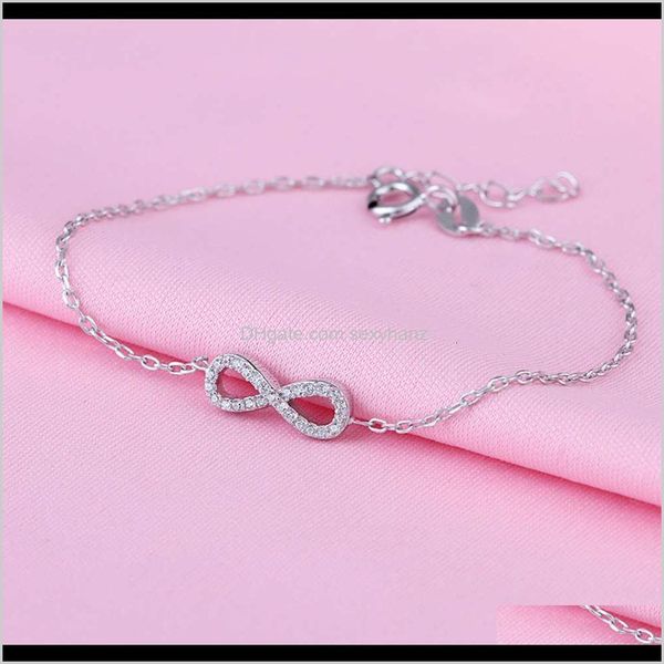link, chain bracelets jewelry drop delivery 2021 link s925 sterling sier bracelet micro inlaid with diamond lucky number 8 words hand orname, Black
link, chain bracelets jewelry drop delivery 2021 link s925 sterling sier bracelet micro inlaid with diamond lucky number 8 words hand orname, Black