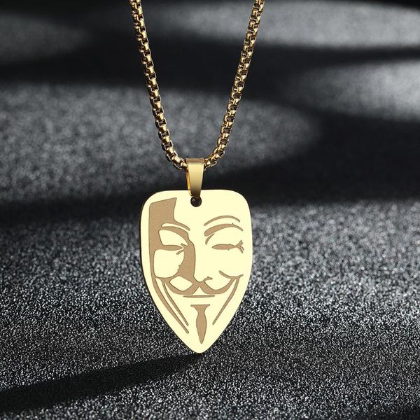 pendant necklaces chengxu vintage guy fawkes mask necklace for men women anonymous v vendetta charm choker chain jewelry gifts, Silver
pendant necklaces chengxu vintage guy fawkes mask necklace for men women anonymous v vendetta charm choker chain jewelry gifts, Silver